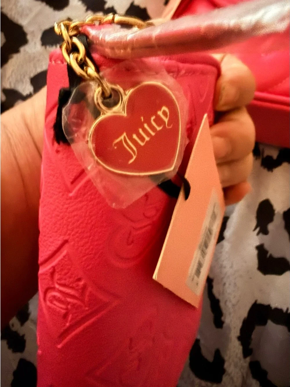 Juicy Couture Pink Heart Handbag with Wallet NWT - Picture 7 of 7